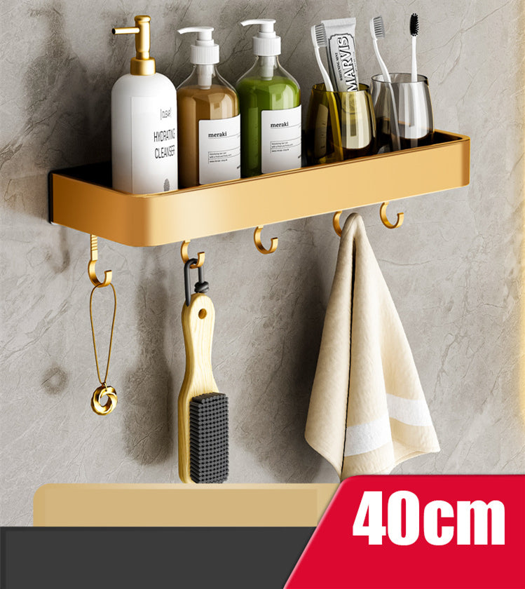 Bathroom Perforated Towel Storage Rack