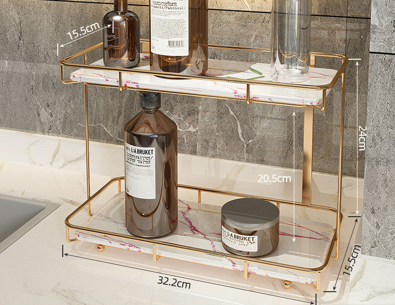 Light Luxury Bathroom Shelf