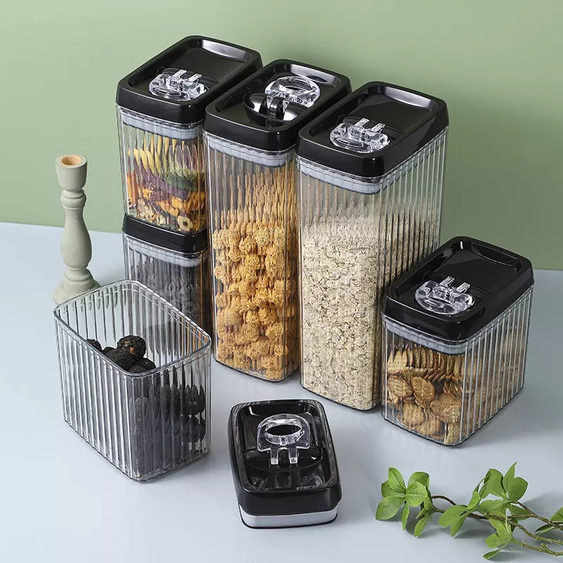 6-Piece Complete Kitchen Sealed Jar Set