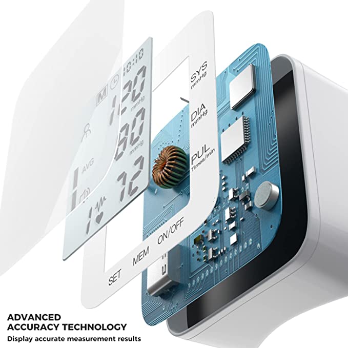 Wrist Blood Pressure Monitor with Memory Function