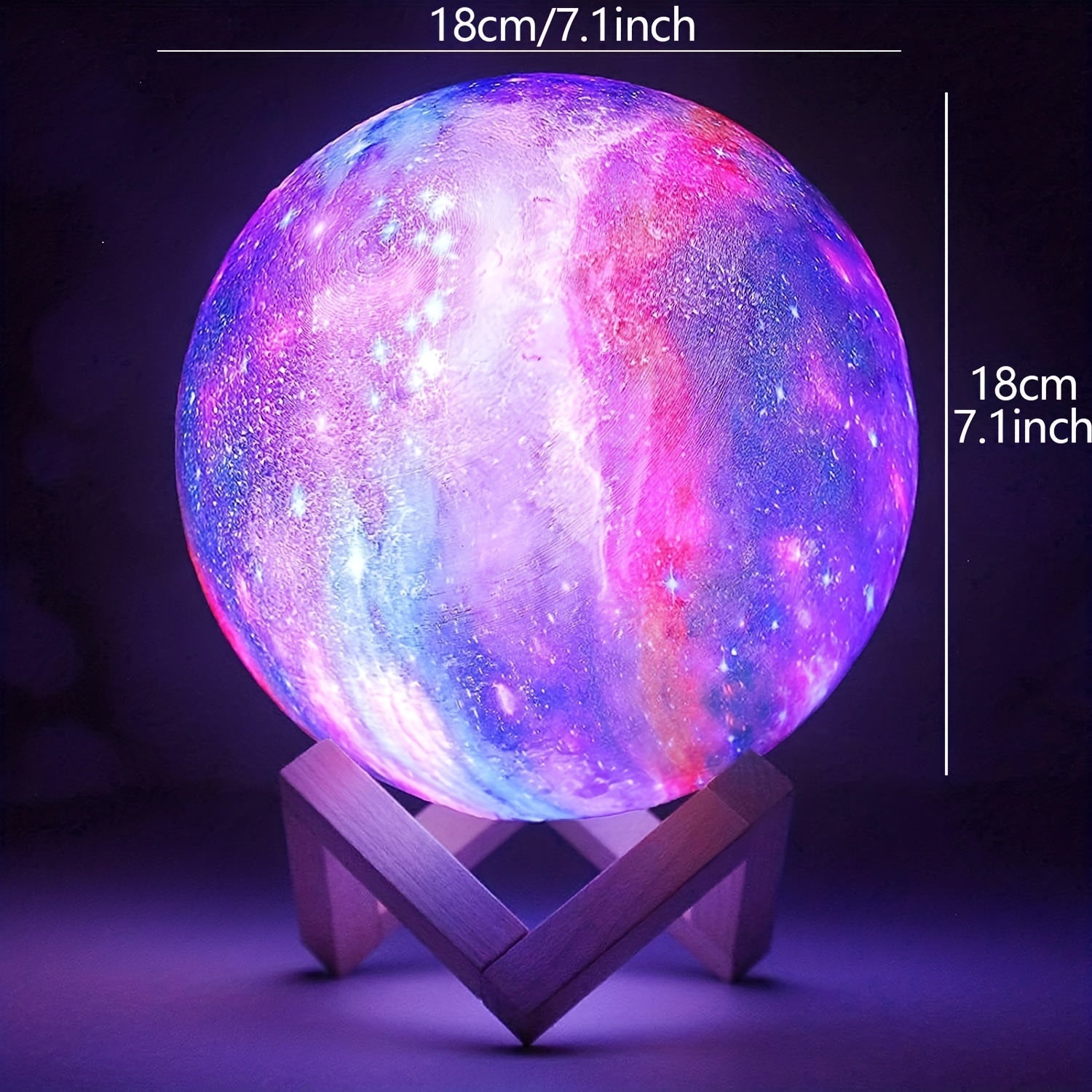 LunarGlow 3D Moon Lamp -