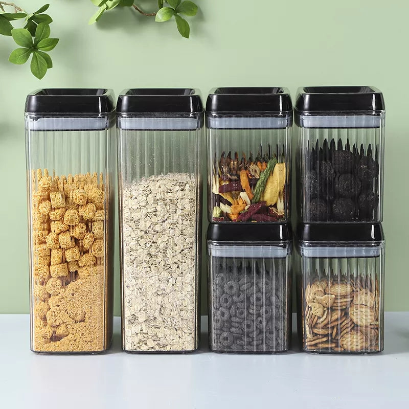 6-Piece Complete Kitchen Sealed Jar Set