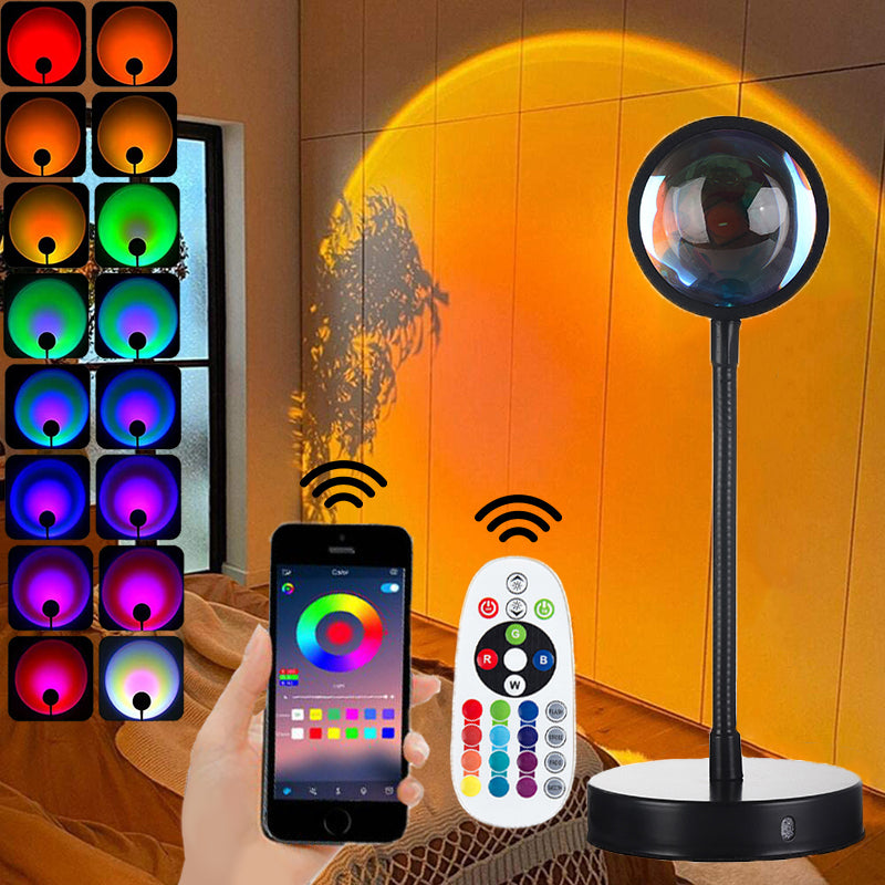 PrismGlow USB Rainbow Projection Desk Lamp