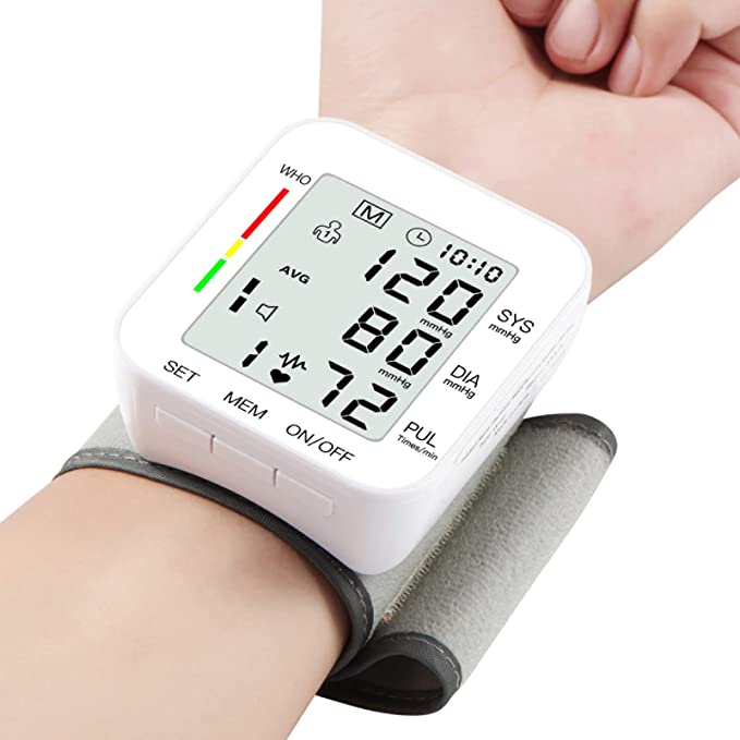 Wrist Blood Pressure Monitor with Memory Function