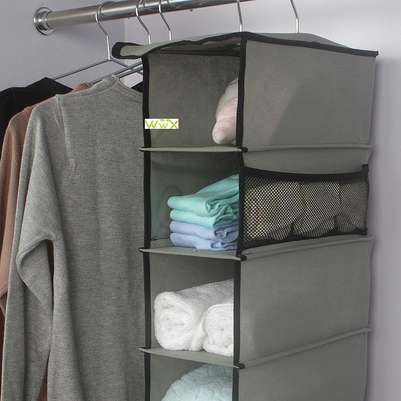 Hanging Storage Bag Wardrobe Organizing Box